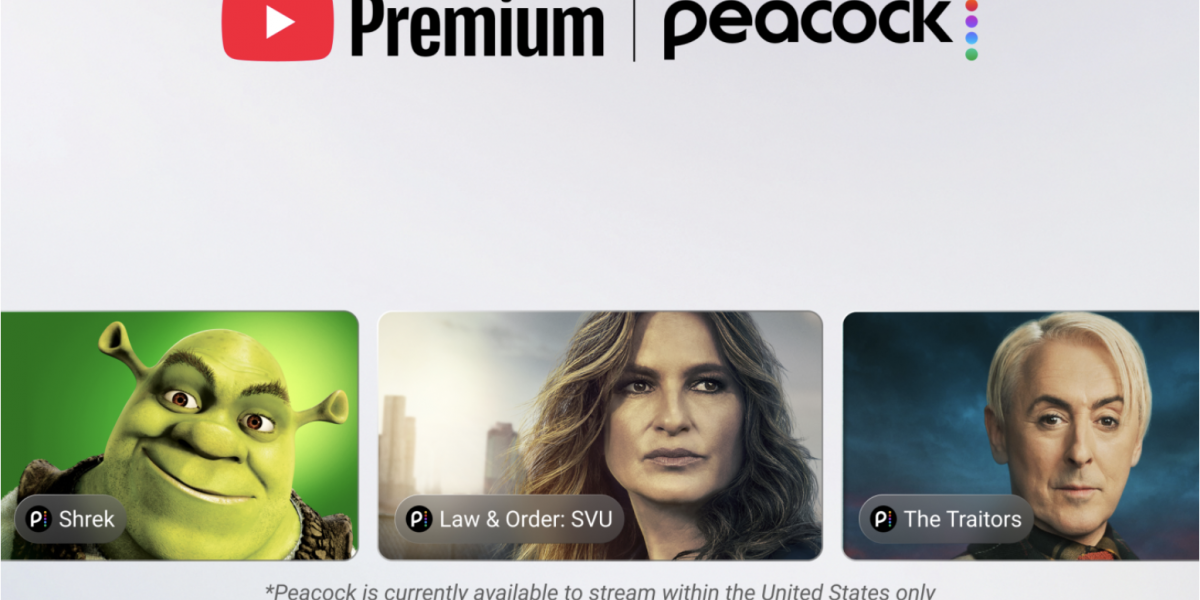 Peacock to Be Included With YouTube Premium in Major Streaming Tie-Up